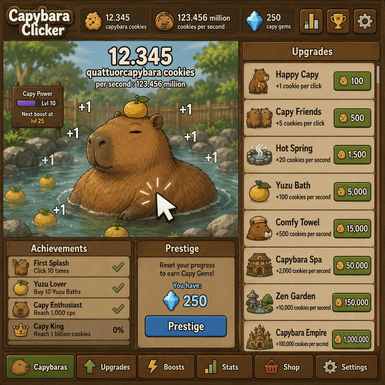 Capybara Clicker